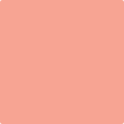 11-Paradise: Peach a paint color by Benjamin Moore avaiable at Clement's Paint in Austin, TX.