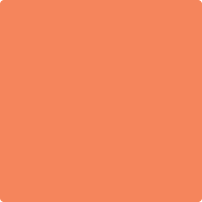 83-Tangerine: Fusion a paint color by Benjamin Moore avaiable at Clement's Paint in Austin, TX.