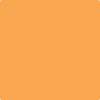 154-Mango: Punch a paint color by Benjamin Moore avaiable at Clement's Paint in Austin, TX.