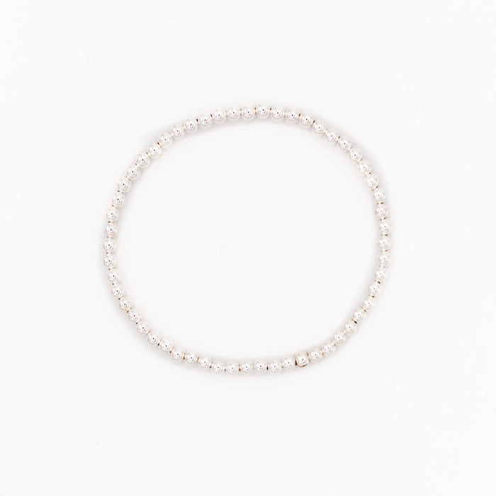 4mm Basic Beaded Bracelet