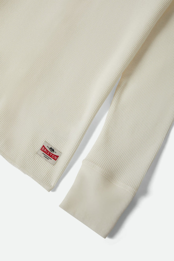 Men's Altered Threads L/S Thermal in the color Off White - Additional Laydown image