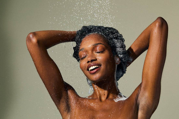As I Am Rosemary Shampoo bottle with natural rosemary and peppermint ingredients for scalp care and hair strengthening