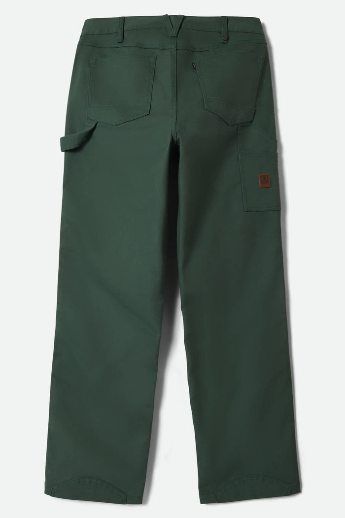 Men's Builders Carpenter Stretch Pant in the color Primary Green - Additional Laydown image
