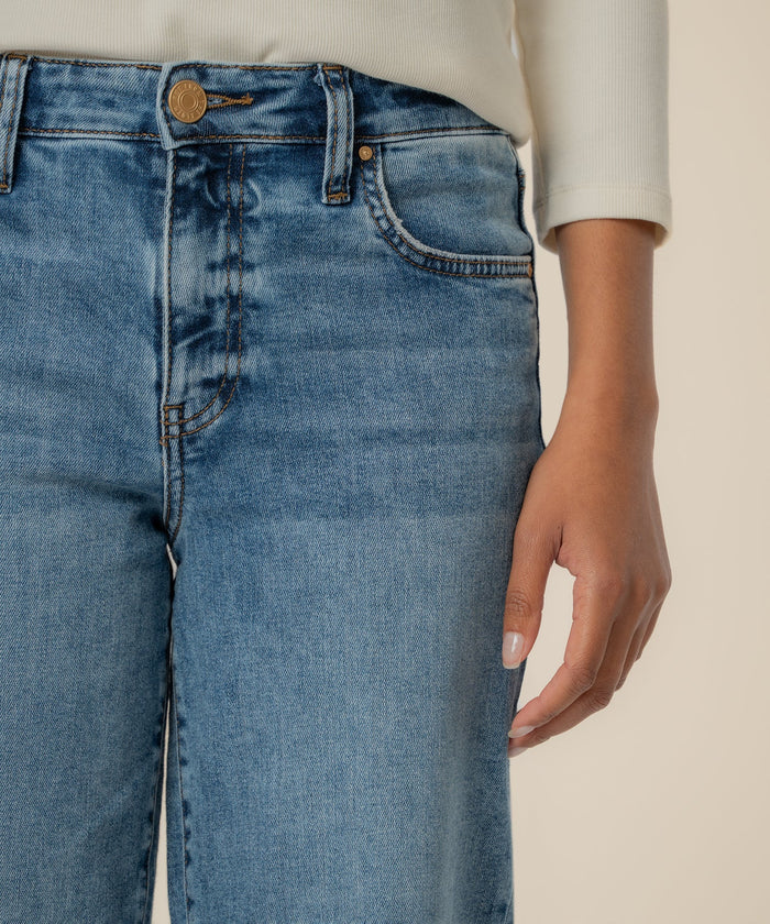 Charlotte HR Wide Leg Raw Hem