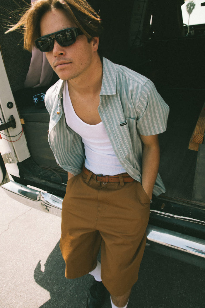 Choice Chino Baggy Short - Washed Copper