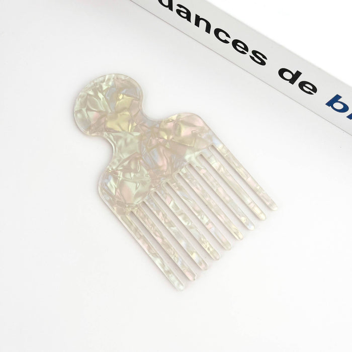 Classic Colored Acetate Comb: Purple