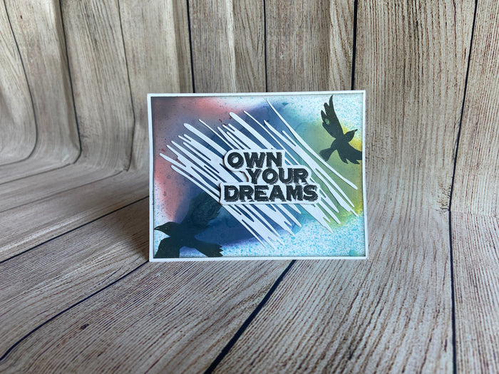 Crows of Positivity Greeting Card Set