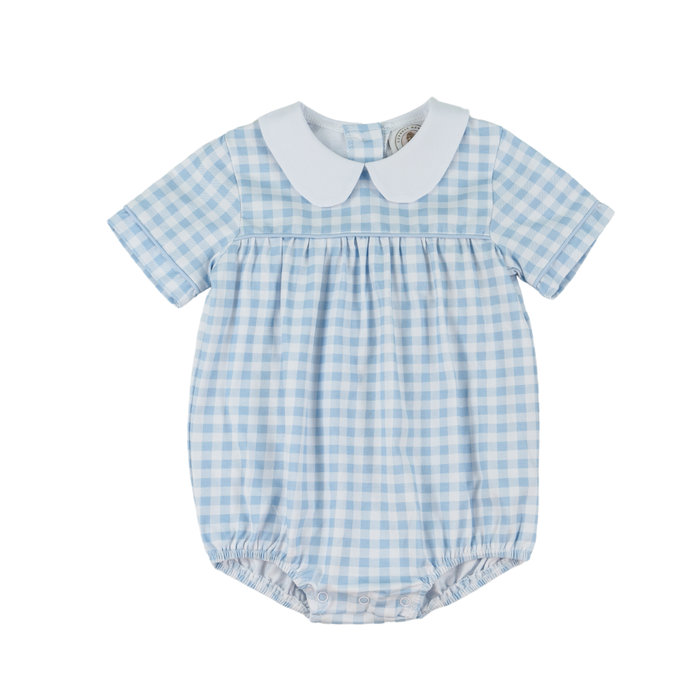 Cypress Row Blue Gingham Boys Channing Classic Bubble