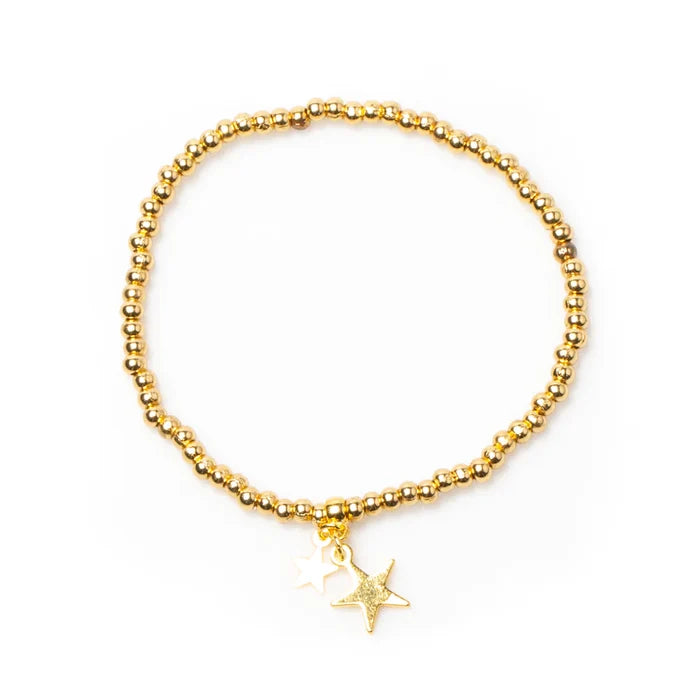 Elasticated Star Charm Bracelet