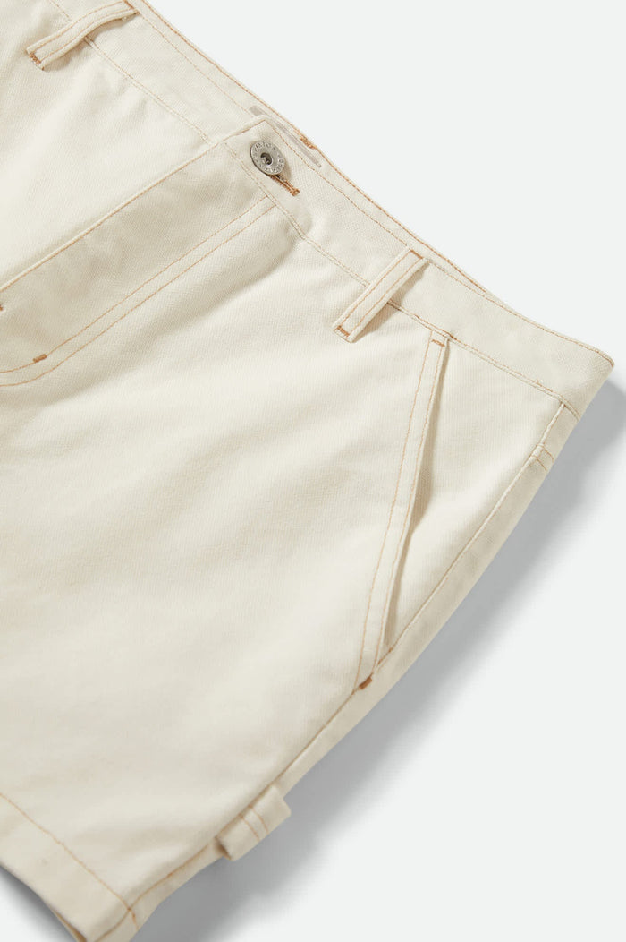 Women's Essex Painter Mini Skirt in the color Egret White - Additional Laydown image