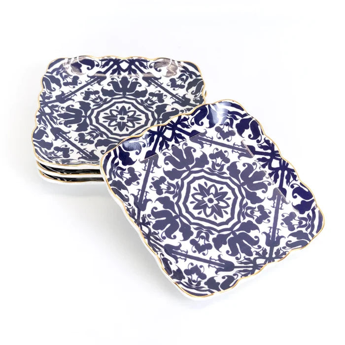 Fine China Appetizer Plate Set