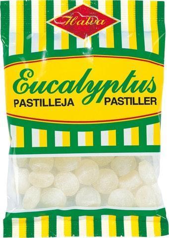 Halva Eucalyptus Original Pastilles 100g Hard Lozenges - Soposopo