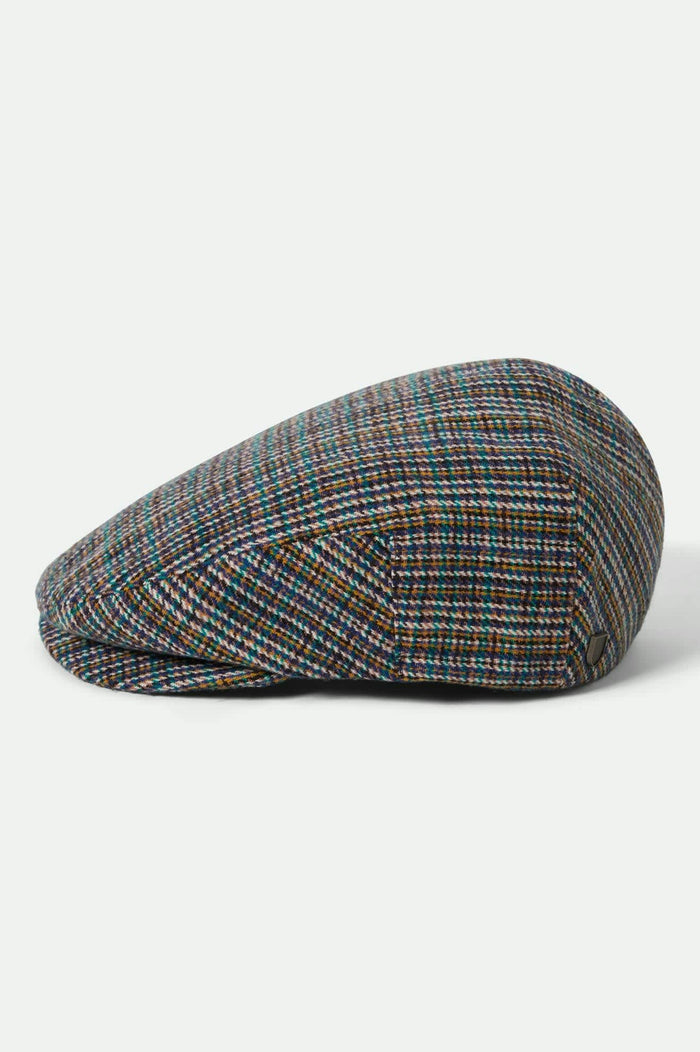 Unisex Hooligan Flat Cap in the color Multi Plaid - Additional Laydown image