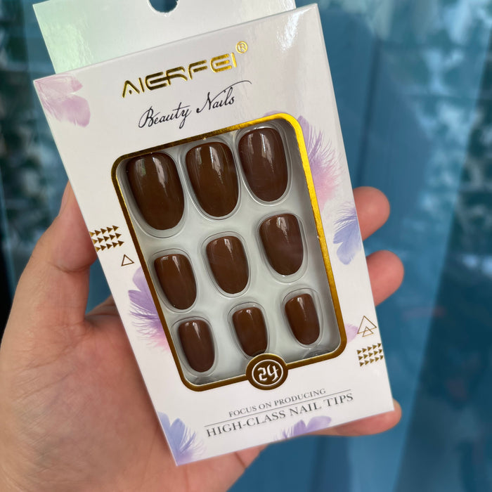 Aierfei Beauty Nails (24 pcs) أظافر أيرفاي بيوتي