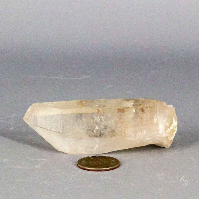 Lemurian Seed Quartz Crystal Point Striated Natural