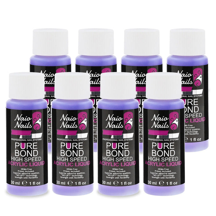 Pure Bond Acrylic Liquid - High Speed 240ml Naio Nails