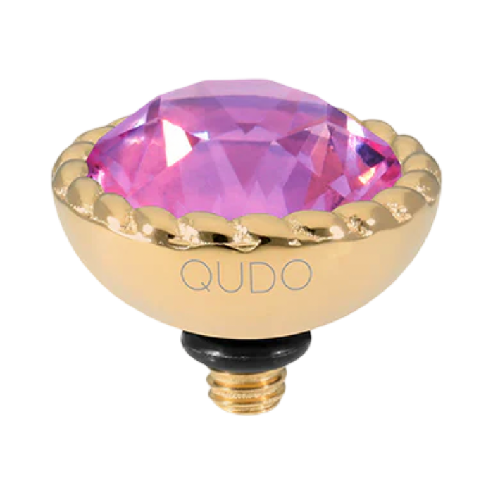QUDO Bocconi Top Gold | Purple Crystal Collection