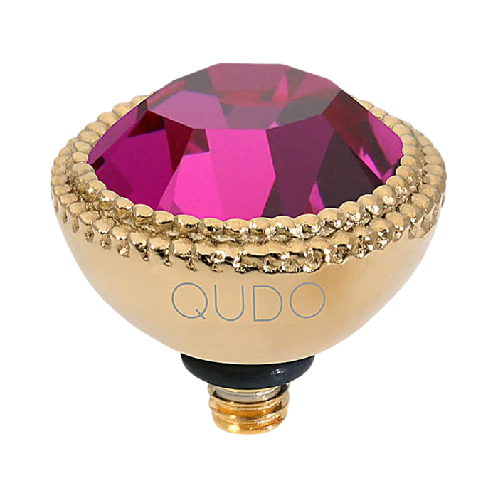 qudo fabero top gold rose dust pink collection fucshia pink