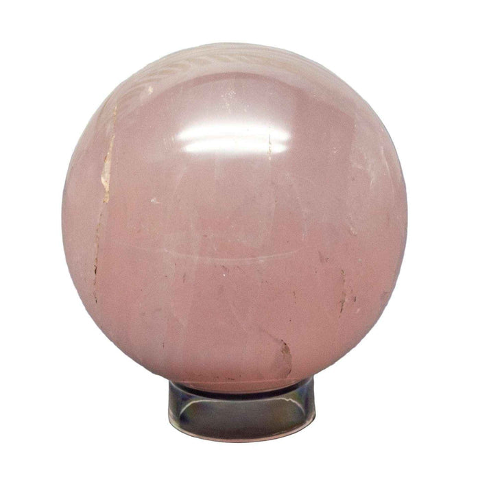 Rose Quartz Crystal Sphere Polished Heart