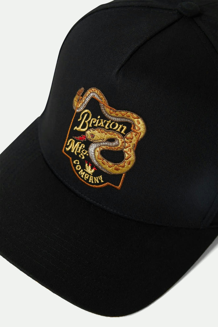 Unisex Rothwell Netplus Snapback in the color Black - Additional Laydown image