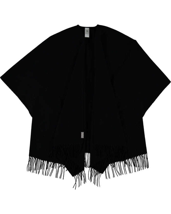 Solid Wool Ruana