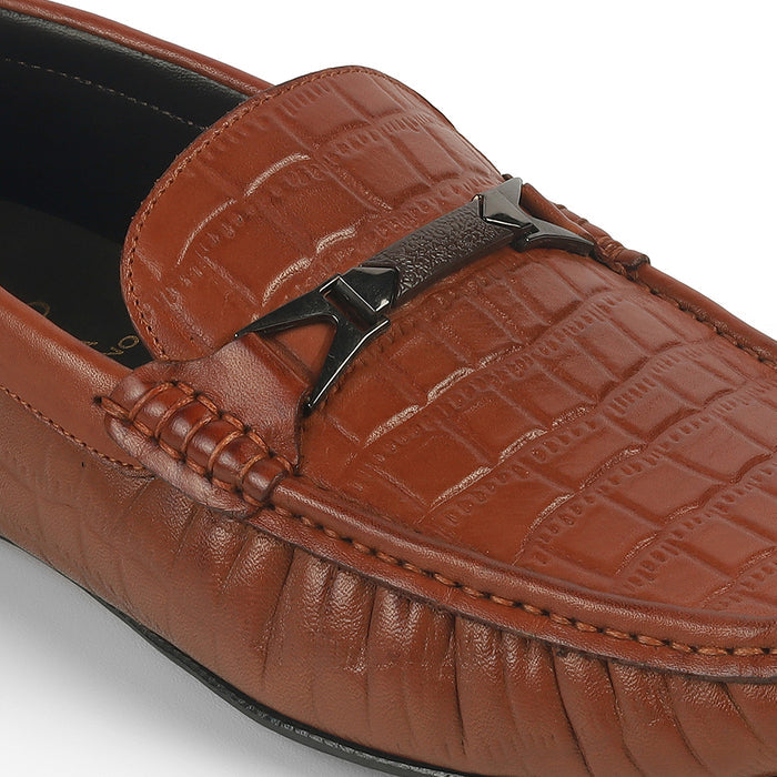 Men's Stylish Leather Driving Loafers Tresmode