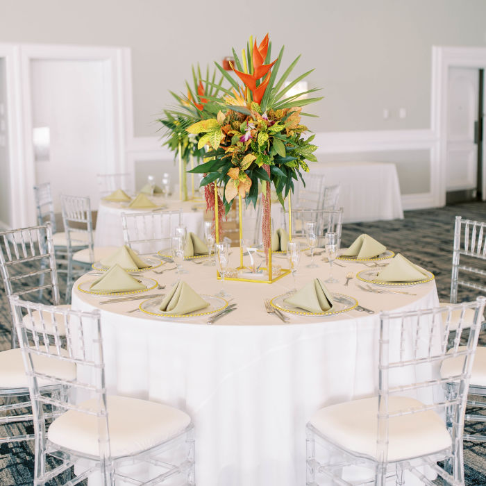 Tropical Orchid Florida Wedding