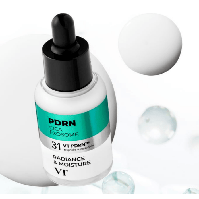 VT Cosmetics R5 PDRN Firming Ampoule (PDRN Cica Exosome) 30ml أمبولة شد البشرة R5 PDRN من مستحضرات التجميل في تي (إكسوسوم سيكا PDRN) - Princess Cosmetics Qatar