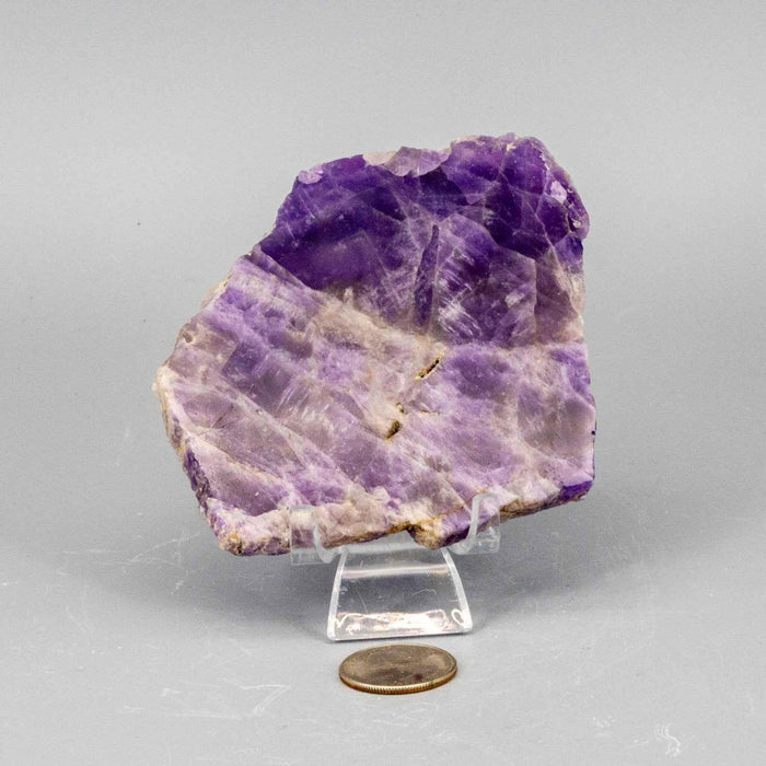 Amethyst Crystal Polished Slice Natural Purple Stone