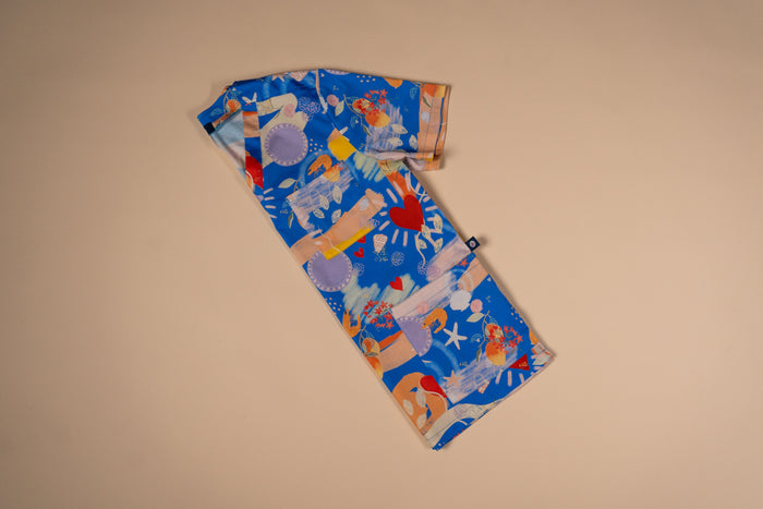 Aussie Xmas Party - Unisex Printed Scrub Top
