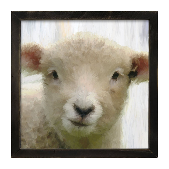 Baby Lamb - Framed art