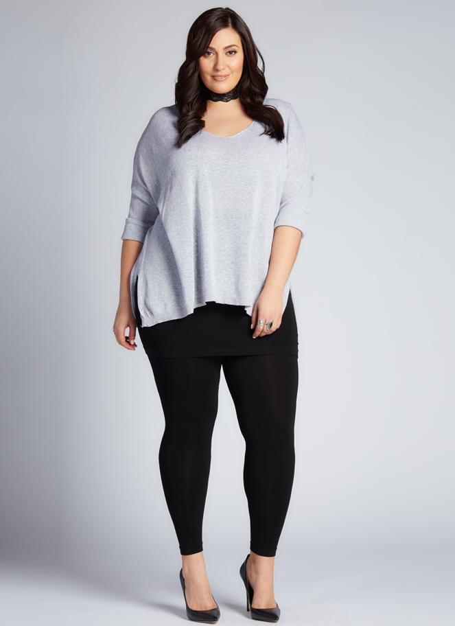Plus Bamboo Legging Bottoms - The Post Office by Shannon Passero. Fashion Boutique in Thorold, Ontario