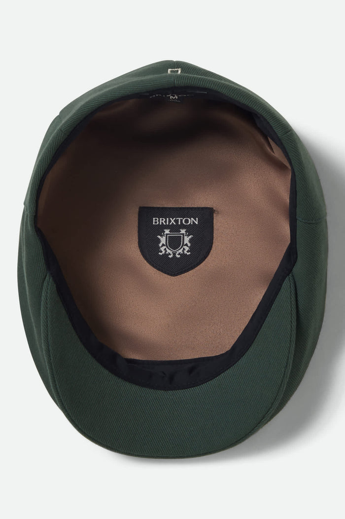Unisex Hooligan Flat Cap in the color Primal Green - Additional Laydown image