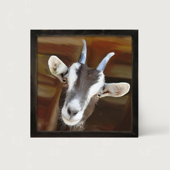 Billy Goat - Framed art