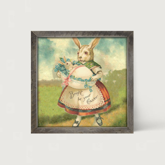 Bright Be Your Easter - Framed art
