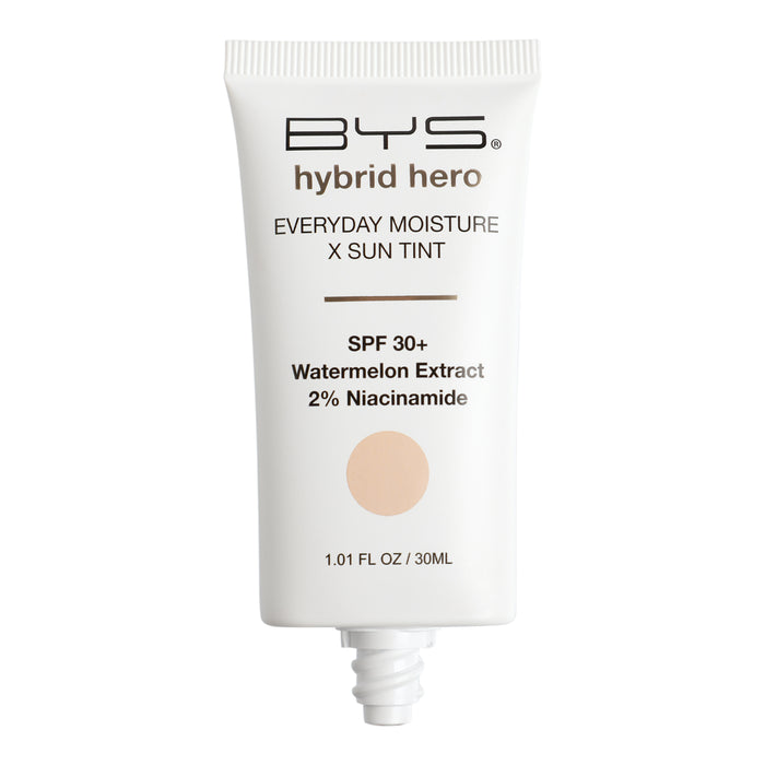 BYS Hybrid Hero Hidratante diario + tinte con protección solar