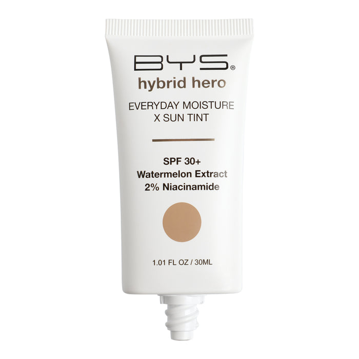 BYS Hybrid Hero Hidratante diario + tinte con protección solar