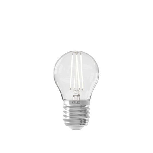 Calex Smart LED Bulb - Filament - E27 - P45 - Clear - 4.9W