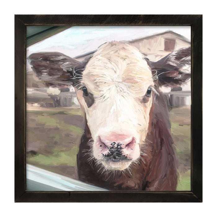 Calf - Framed art