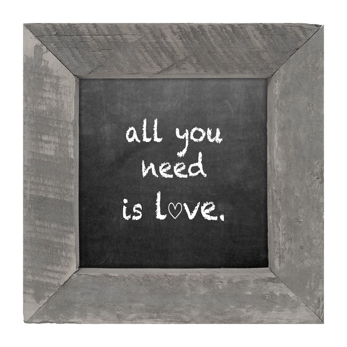 Chalk - All You Need - Framed art