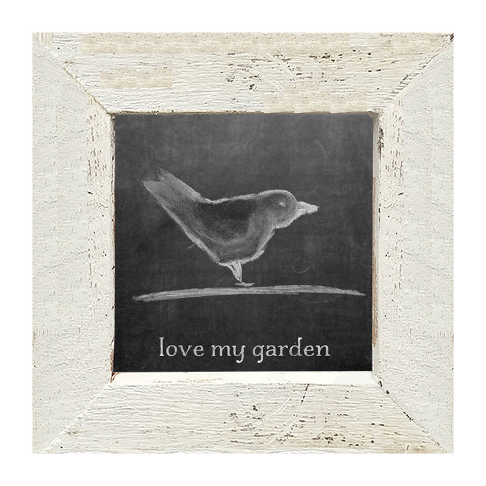 Chalk - Love My Garden - Framed art