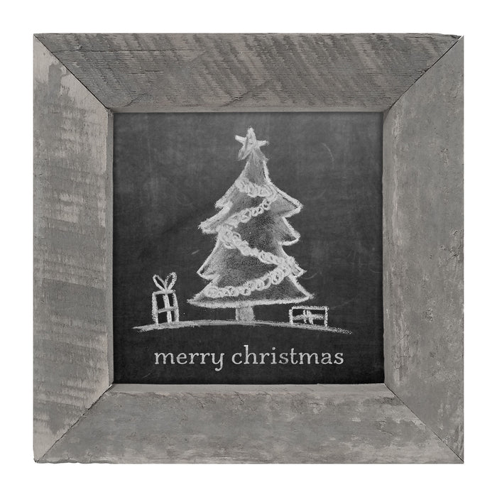Chalk - Merry Christmas - Framed art