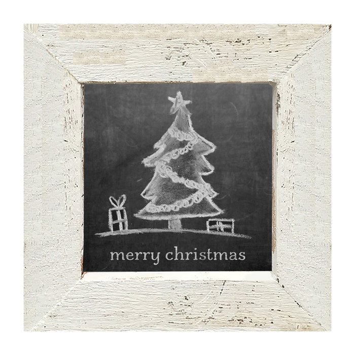 Chalk - Merry Christmas - Framed art