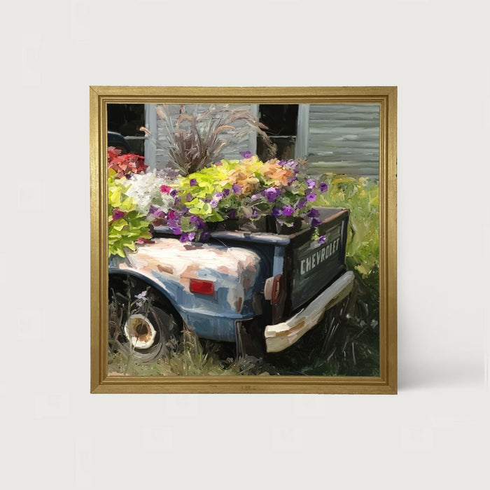 Chevrolet Flower Bed - Framed art