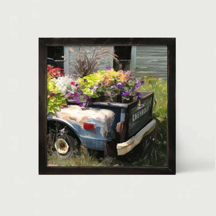 Chevrolet Flower Bed - Framed art