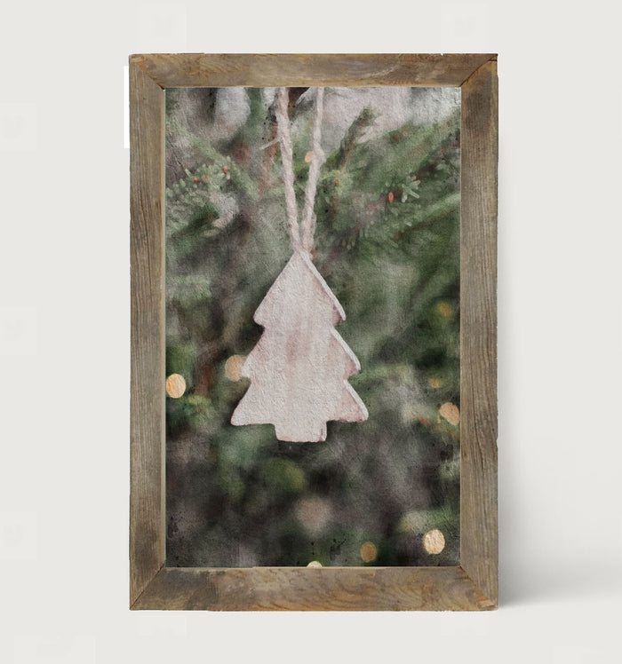 Christmas tree ornament - Framed art