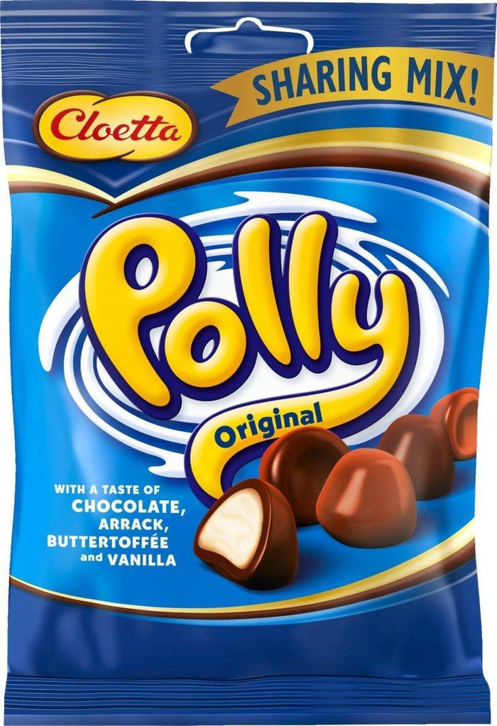 Cloetta Polly Blue Original Swedish Milk Chocolate Candy Candies Sweets 200g - Soposopo