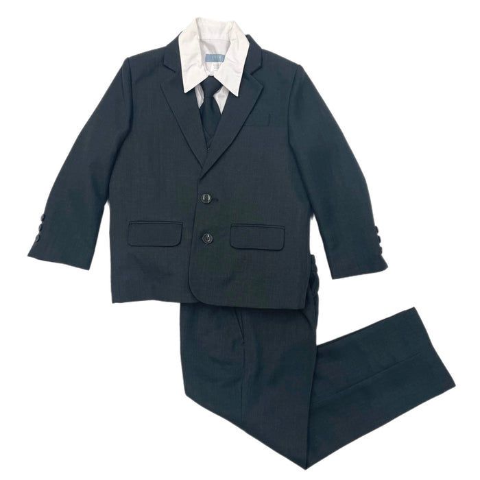 Cole Charcoal 5-Piece Boys Suit