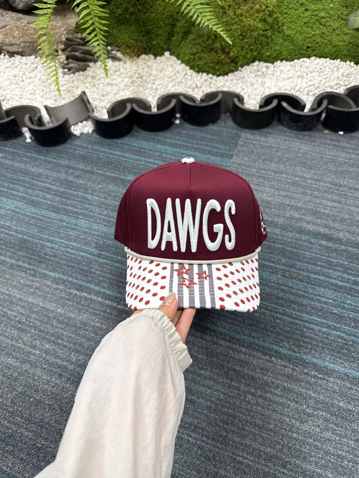 Collegiate 3D Embroidered Trucker Hats: Rebs
