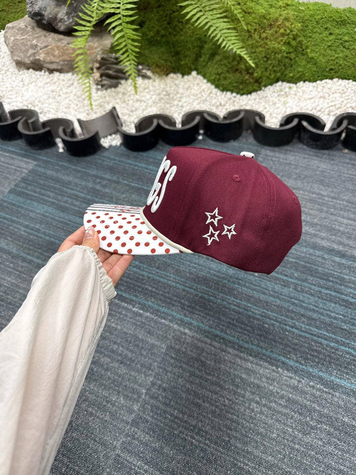 Collegiate 3D Embroidered Trucker Hats: Rebs